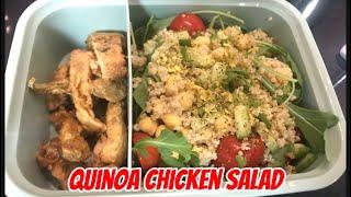 QUINOA CHICKEN SALAD-HEALTHY AND EASY LOW CARB MEAL| | HOW TO MAKE | RECIPE