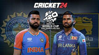 India's New Jersey OP!  - India vs Sri Lanka T20 World Cup Warm-Up Match - Cricket 24