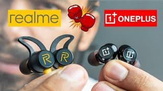 Oneplus Bullets Wireless Z VS Realme Buds Wireless Comparison Review | Earphones under 2000 Rs.