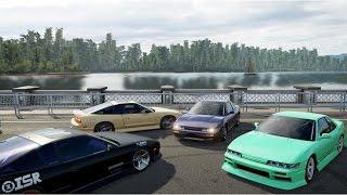 FH3 - Adam LZ, Nicole LZ , DriftHappyTV, Offbeat Garage 4 Man Tandem (Youtuber car builds)