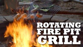 ROTATING Fire Pit Grill