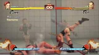 Street Fighter 4 'MyCheats Cammy Combo' video