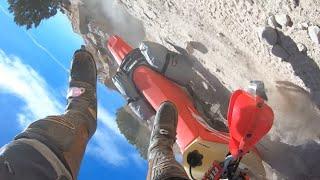 Giant Loop Mojavi Saddlebag Review and Field Test Utah Colorado Dirt Bike Crash Tested Boom.