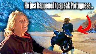 Biker Helps Lost Brazilian Woman Find Her Way Home