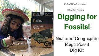 Digging for Fossils: National Geographic's Mega Fossil Dig Kit