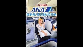 ANA All Nippon Airways Cabin Tour | 全日空航空机舱体验 | #tokyo #haneda #narita