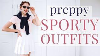 Preppy & Sporty Outfit Ideas 