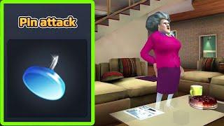 Scary Teacher 3D | Pin Attack on miss T  - Gameplay Walkthrough (iOS Android)