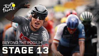 Jasper Philipsen conquers the crosswinds in Tour de France Stage 13 | Beyond the Podium | NBC Sports