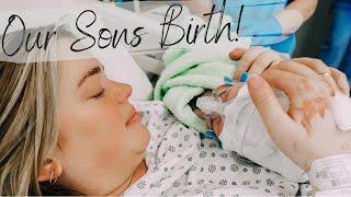 MEET OUR SON! OUR BIRTH VLOG | JOSH & TESSA