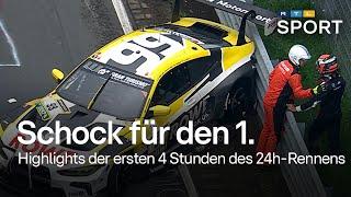 Schock für den 1. Highlights der ersten 4 Stunden des 24h-Rennen | RTL Sport