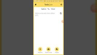 Yandex çeviriyi fotoğraf özelliği ile kullanma