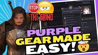 Throne and Liberty:  STOP Grinding wrong!  EASY Purple Gear! 3 BEST Methods (Mid/Endgame)