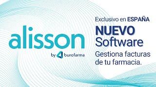 Descubre alisson ! Nuevo Software para Gestión de Facturas en Farmacias -  Líder en ESPAÑA