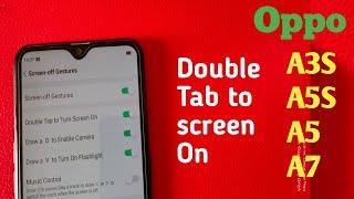 Oppo phone double tap to screen on | How to enable double tap to screen on