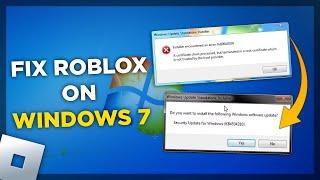 How to fix ROBLOX on Windows 7 in 2024!