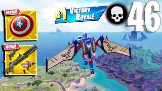 46 Elimination Solo Vs Squads Gameplay Wins (New! Fortnite Chapter 5 Season 4 PS4 Controller)