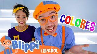 Blippi visita la fábrica de colores con Meekah