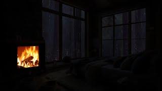 Rain and Fireplace Combo: Cozy Sounds for the Perfect Mood