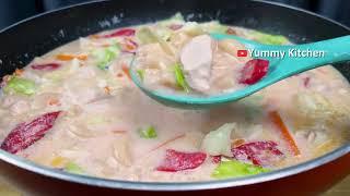 How To Cook Creamy Chicken Sopas  ! Chicken Macaroni Soup