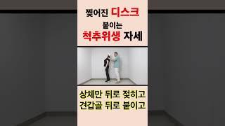 찢어진 디스크 붙이는 척추위생 자세 잡는 법 #척추위생 #백년허리 #백년목 #정선근