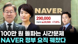NAVER 정부 요직 꿰찼다…100만 원 돌파는 시간문제｜ 왕이 될 상한가 ｜ 윤사무엘 전문가