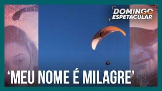 Piloto morre durante voo de parapente e adolescente sobrevive à queda: "Meu nome é milagre"