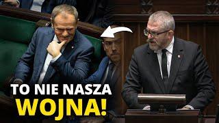 TUSK CHCE WOJNY!? BRAUN STANOWCZO NA MÓWNICY!