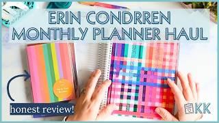 Erin Condren NEW Monthly Planner Haul Sticky Note Booklet Honest Review and Productivity Page Add On