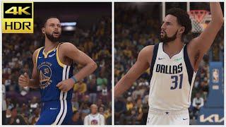 NBA 2K24 | Warriors vs Mavs | Steph Curry vs Klay Thompson | 24-25 roster update | 4K HDR