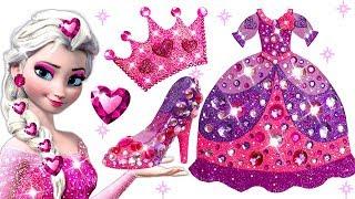  How To Make Princess Elsa Play Doh Dress, Shoes & Crown DIY