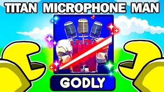 UNLOCKING Titan MICROPHONE MAN In Toilet Tower Defense