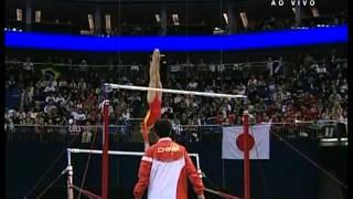 He Kexin CHN   Uneven Bars   London 2009