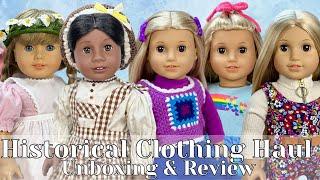 American Girl Historical Outfit Haul - Addy & Kirsten's Birthday Outfits, & Julie's 3 *NEW* Outfits!