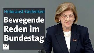 Holocaust-Gedenktag: Bewegende Reden im Bundestag | BR24