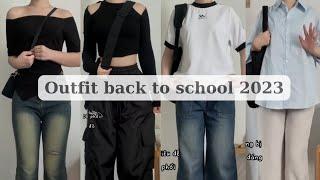 (Back to school 2023) Review & Unboxing quần áo đi học giá rẻ cho HSSV trên Shopee