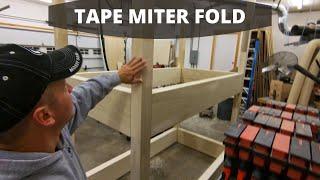 Bunk Bed Project - Why I Use a Tape Miter Fold More Than a Lock Miter Joint