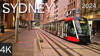 SYDNEY AUSTRALIA | City Walking Tour - CBD Everning Walk [4K HDR]