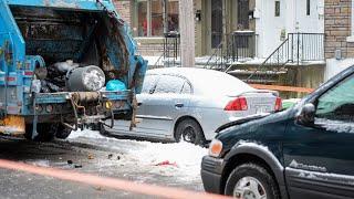 Montréal: Un éboueur happé par un conducteur qui n’avait pas dégivré son pare-brise