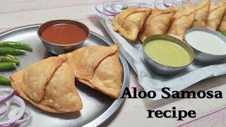How to make crispy aloo samosa recipe | Sahooz Kitchen