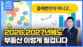 2025년, 2026년, 2027년까지 앞으로 부동산 이렇게 될겁니다