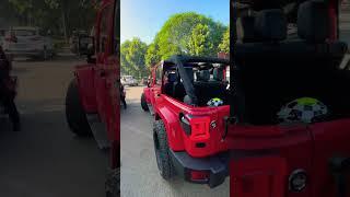 Red beauty️#jeep #wrangler #rubicon #daku #vip  #viralshorts #travelshorts #newvideo #sundayride