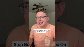 Stop Negotiating Based on Invoice Pricing  #carbuyingtips #lifeofacardealer
