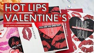 Handmade Hearts & Things Hot Lips Cards (Simon Says Stamp)