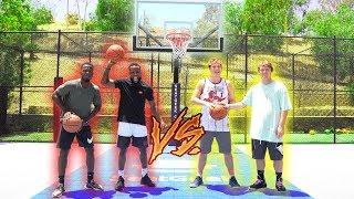 BROS vs BROS BASKETBALL SHOOTING CHALLENGE 2vs2!!