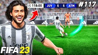 O JOGO MAIS INCRÍVEL DA CARREIRA !!! - MODO CARREIRA JOGADOR FIFA 23 - Parte 117