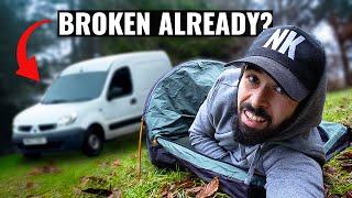 Swapping My Micro Camper for a cold, wet night in a tent In the Woods