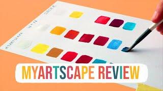 MyArtScape Gouache and Brush Set | Review