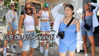 IS IT CUTE OR IS SHE JUST SKINNY?!! *trendy summer outfits*