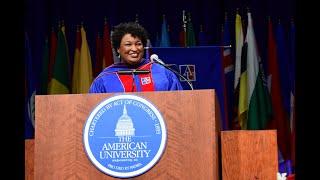 Stacey Abrams Commencement Address for American University School of Public Affairs